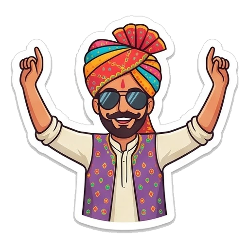 Baraat Celebration Sticker
