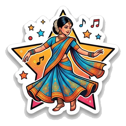 Bollywood Dance Sticker